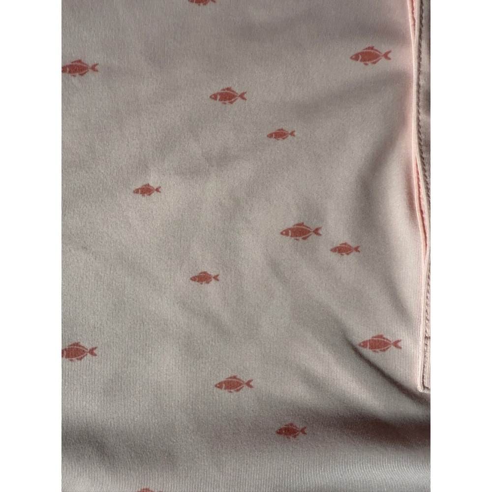 FootJoy Golf Polo Shirt Mens XL Pink Fish Print Short Sleeve Athletic - Picture 4 of 11